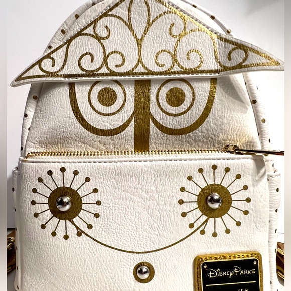 Loungefly Handbags - Loungefly White and Gold Backpack